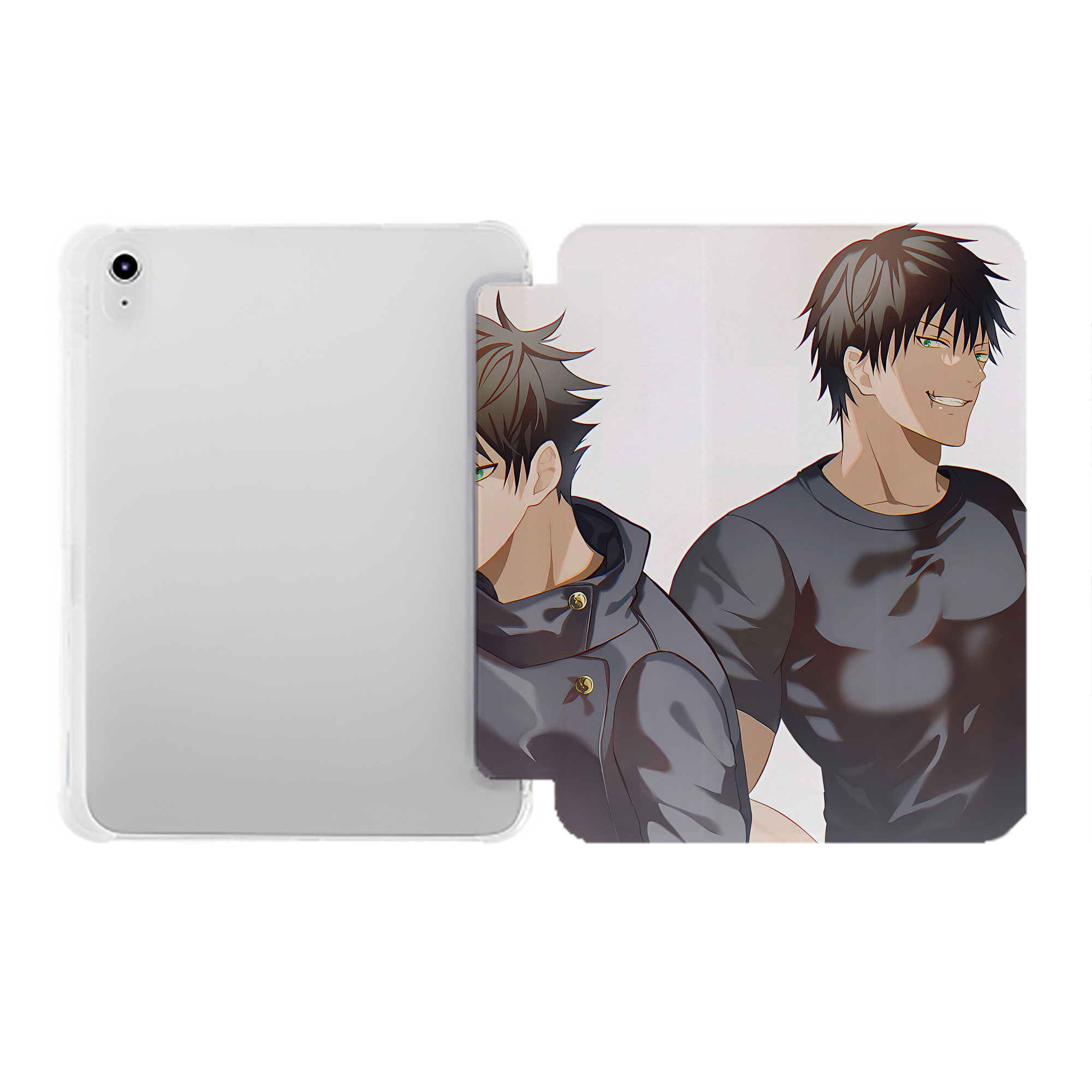 （画像用） SPY×FAMILY间谍家家酒 IPad ケース ペン収納付き 三つ折りスタンド PUレザー×シリコン 対応機種9.5/10.5/10.9インチ